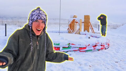 We Were DEVASTATED! Snowstorm Causes Destruction and Derails Our Earthbag House Build