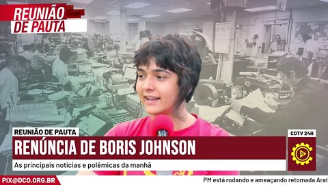 Boris Johnson renuncia ao cargo de primeiro-ministro do Reino Unido | Momentos do Reunião de Pauta