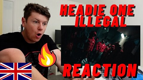 Headie One - Illegal (Official Video) (IRISH GUY REACTION!!))