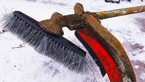 Хитрый старый дворник подсказал мне этот секрет быстрой уборки снега