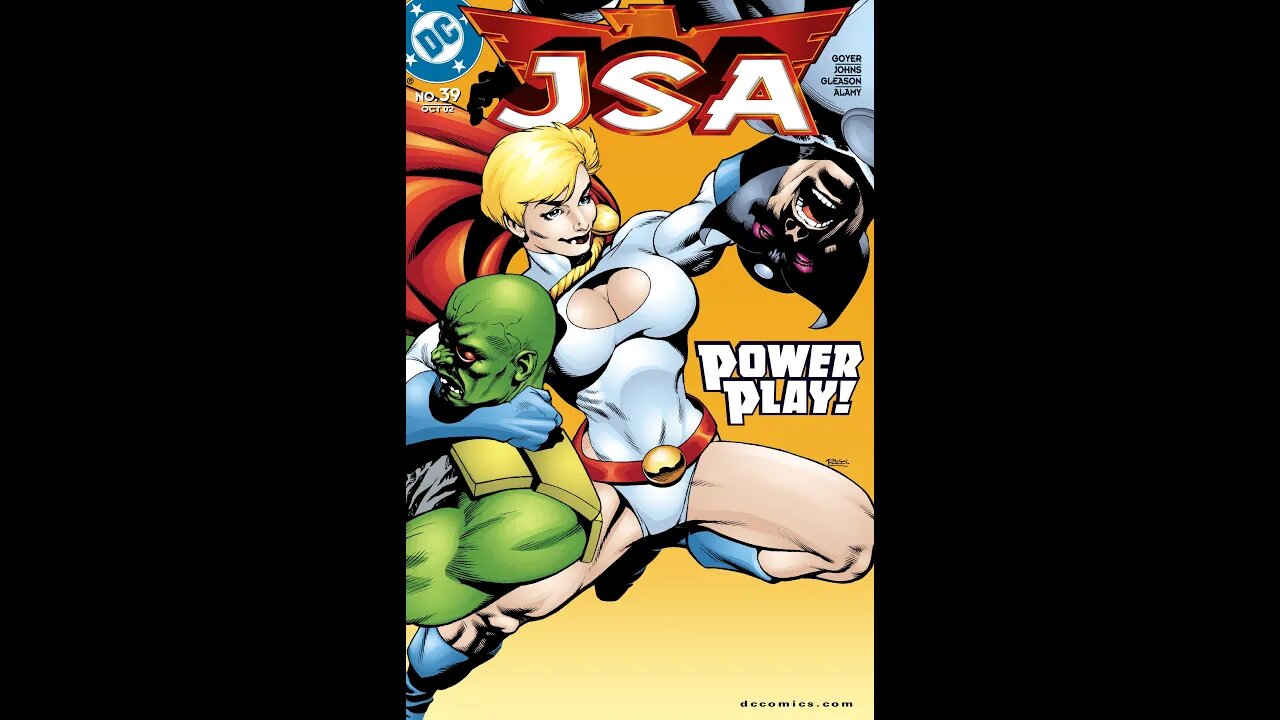 JSA #39 REVIEW. Stalking the Girl of Power. Love is in the air.