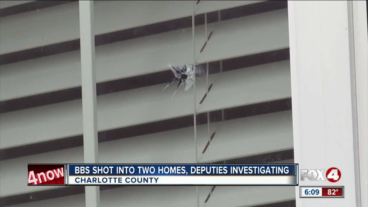 Charlotte deputies investigating BB gunshots into Englewood homes