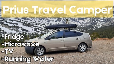 Toyota Prius converted into camper- with fridge, microwave, running water, climate control & more