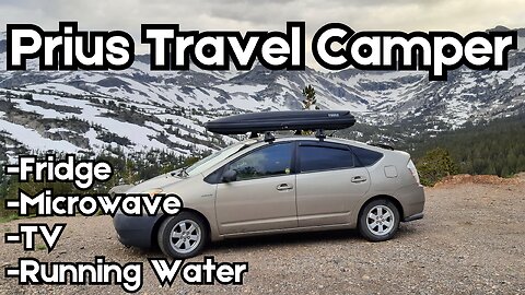 Toyota Prius converted into camper- with fridge, microwave, running water, climate control & more