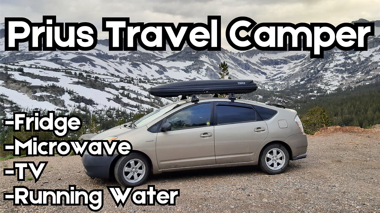 Toyota Prius converted into camper- with fridge, microwave, running water, climate control & more