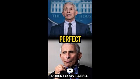 Fauci: Everything was PERFECT #shorts