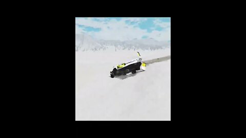 |MiniBeamNG/ Car Ice Sliding Crash #08 BeamNG.Drive #Shorts