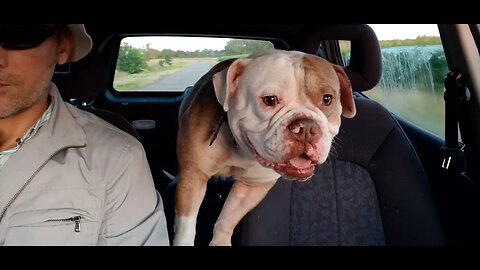 Famke en Winnie in de auto