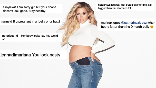 Mean Tweets: Khloe Kardashian Receives A TON Of Hateful Messages For Maternity Photo