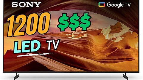 SONY 1200 $ HD 85 INCH TV | Smart Google TV | X77L Series