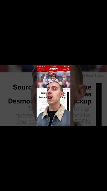 Taylor Heinicke Signs Contract with Falcons 😢 #shorts #nfl #commanders #falcons #taylorheinicke