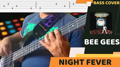 Bee Gees - Night Fever - Bass Cover & Tabs