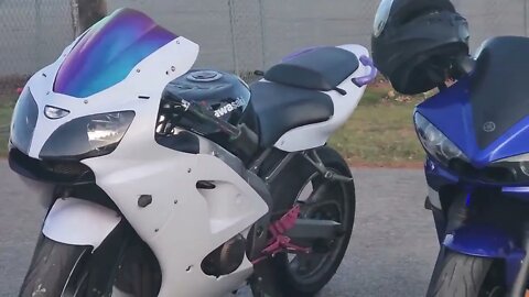 Wandering Hippie on a race track near you soon street fighter night New England Dragway