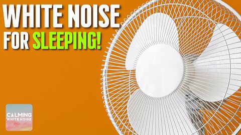 White Noise for Sleeping! Fan Noise to Fall Asleep & Stay Asleep | 8 Hours