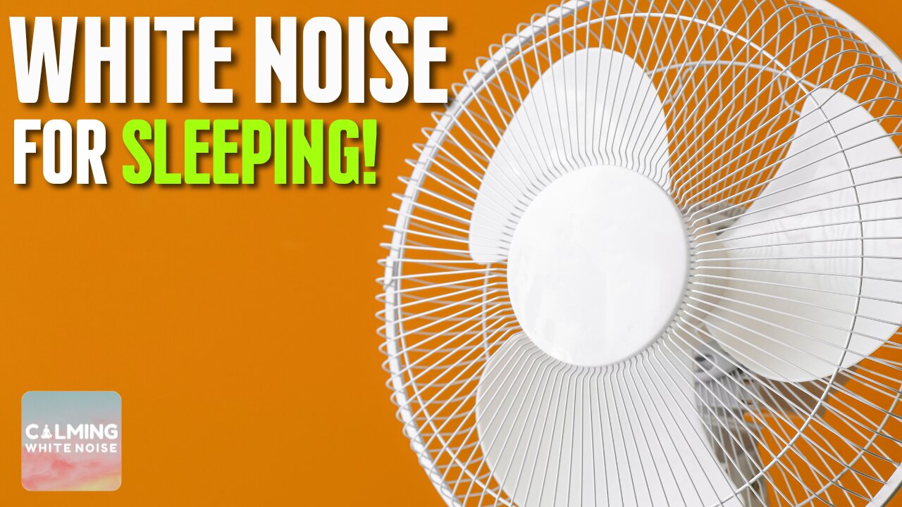 White Noise for Sleeping! Fan Noise to Fall Asleep & Stay Asleep | 8 Hours