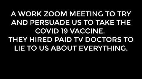 Large UK company hires TV doctors to sell the mRNA injection to the staff