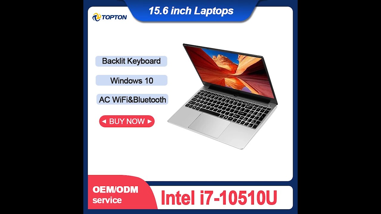 15.6 inch Notebook Intel Core i7 1165G7 i7 10510U Ultrabook Max 32GB RAM 2TB SSD Gaming Laptops