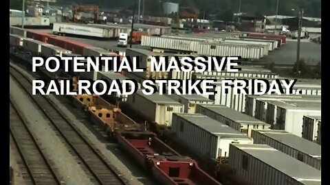 Nationwide Railroad Strike Could Happen Friday