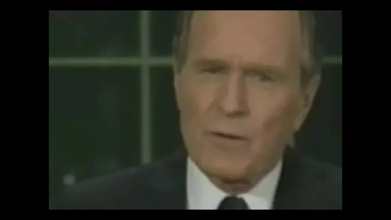 George H W Bush New World Order Speech 1990