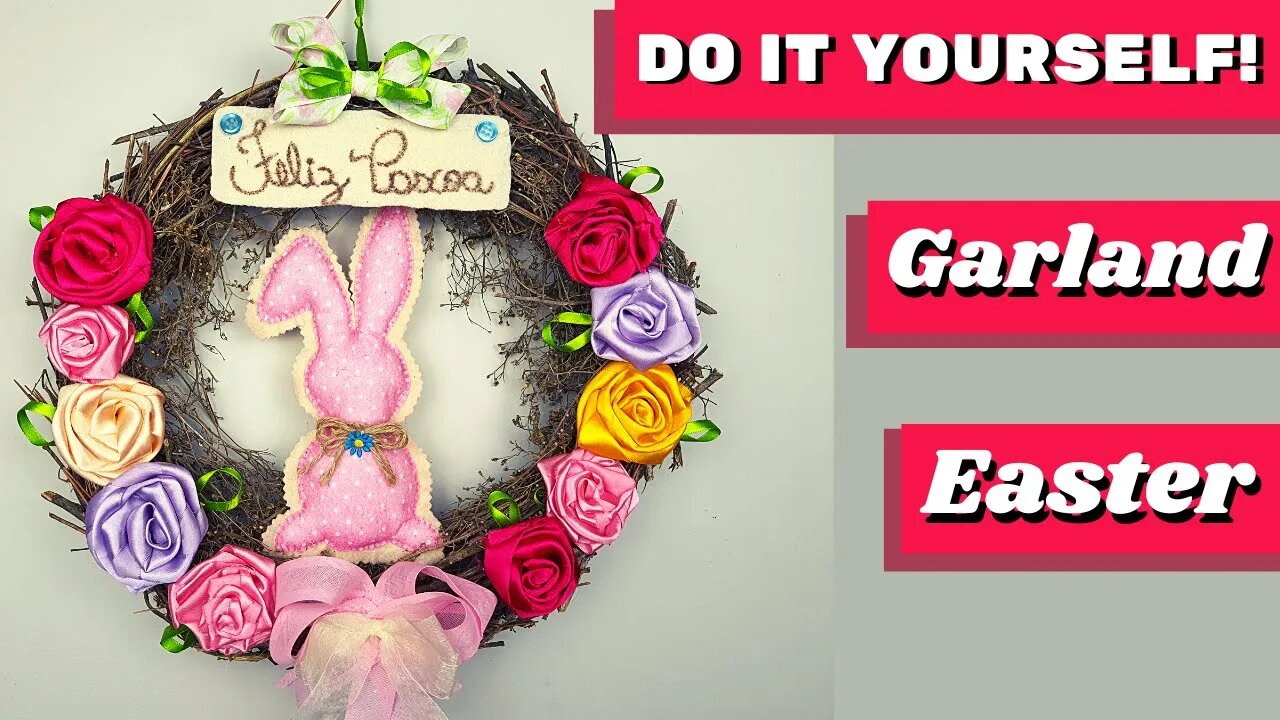 DIY - How to Make Easter Garland