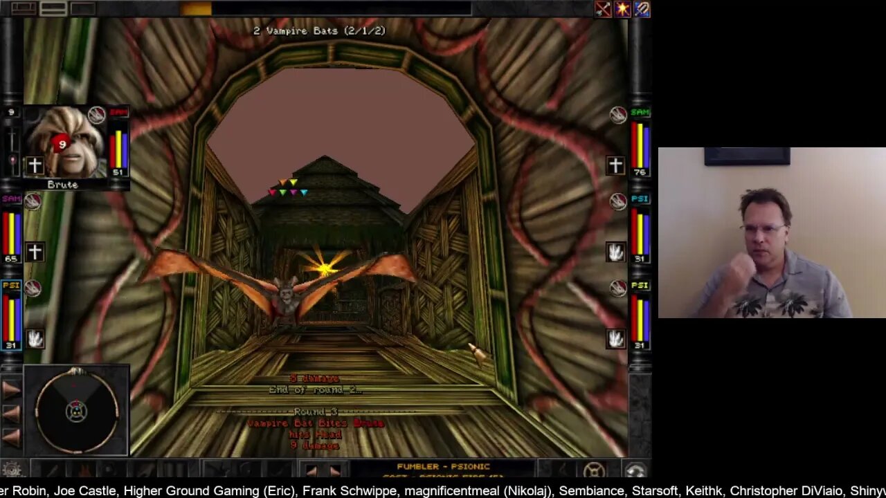 Previous Live Stream of Wizardry 8, 3 Samurai, 3 Psionics (Expert Iron Man) - Part 3