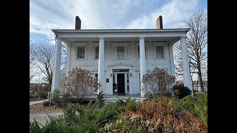 Inside the Biddle House on Staten Island & Festival of Christmas Trees