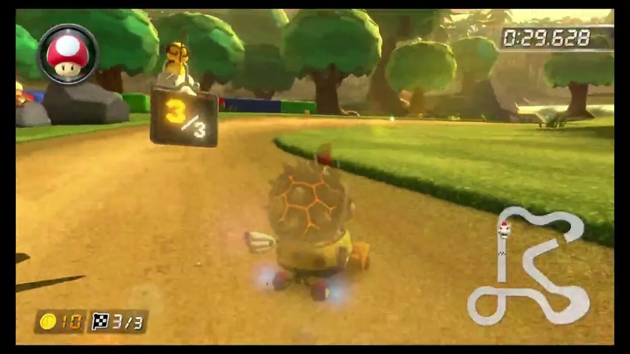 Mario Kart 8 Deluxe DLC Wave 4 Time Trials - GBA Riverside Park (150cc) 1:31.193