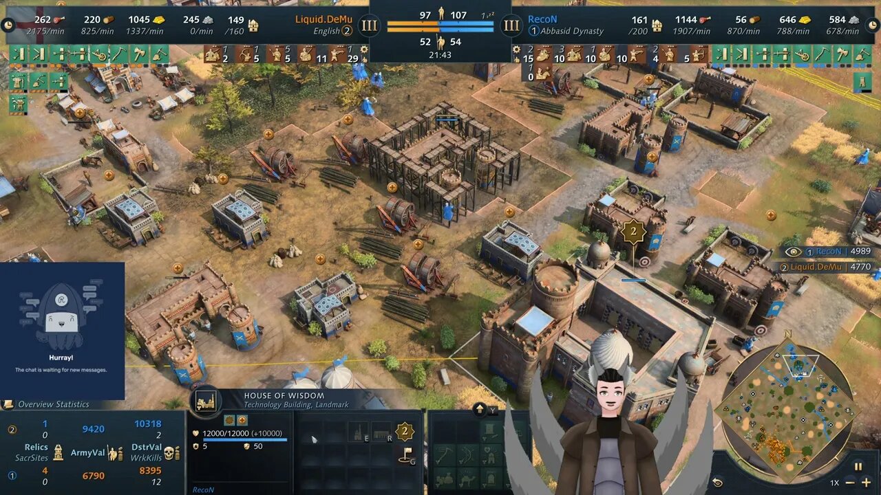 RecoN (Abbasid Dynasty) vs Liquid DeMu (English) || Age of Empires 4