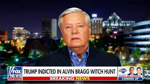 Lindsey Graham CRIES on Fox News over Trump indictment