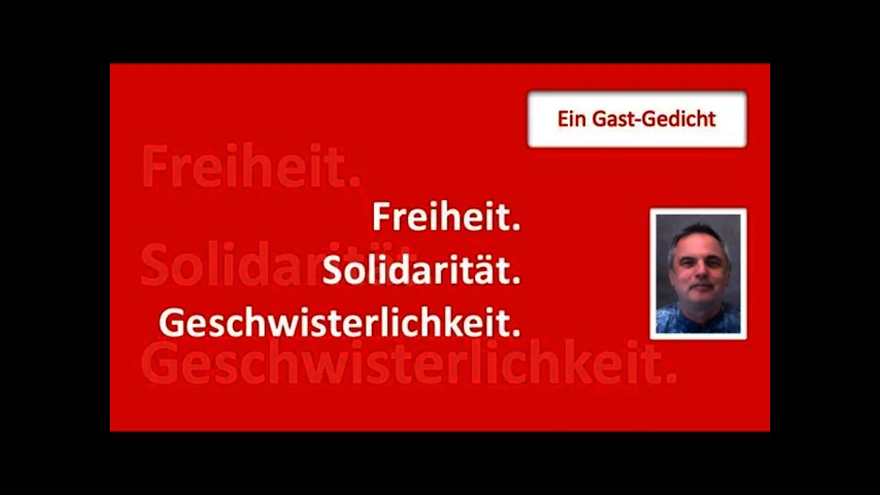 Wir sind die, die für Werte hier stehen • Ein Gast-Gedicht