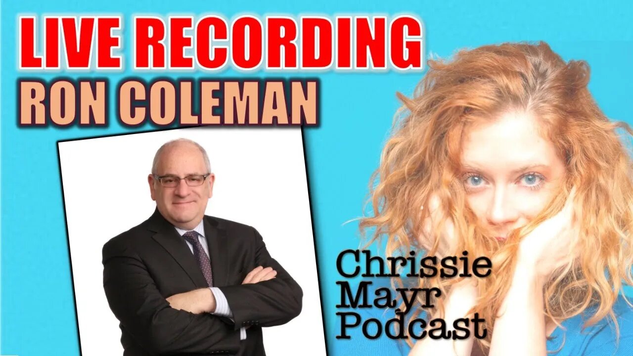 LIVE Chrissie Mayr Podcast with Ron Coleman - Red Flag Laws, Losing Trust in Institutions