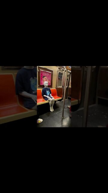 VIRAL ALIEN SPOTTED ON SUBWAY IN NEW YORK #somepeopleabouttocroaknews