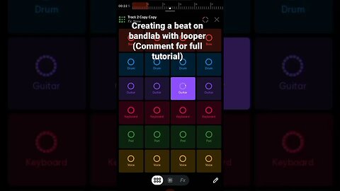 Creating Beat On Bandlab with LOOPER #bandlab #bandlabtrap #bandlabartist