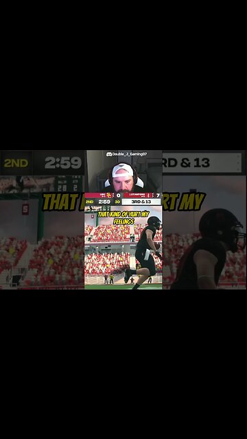 Why I try not to rage in NCAA Football 14!!