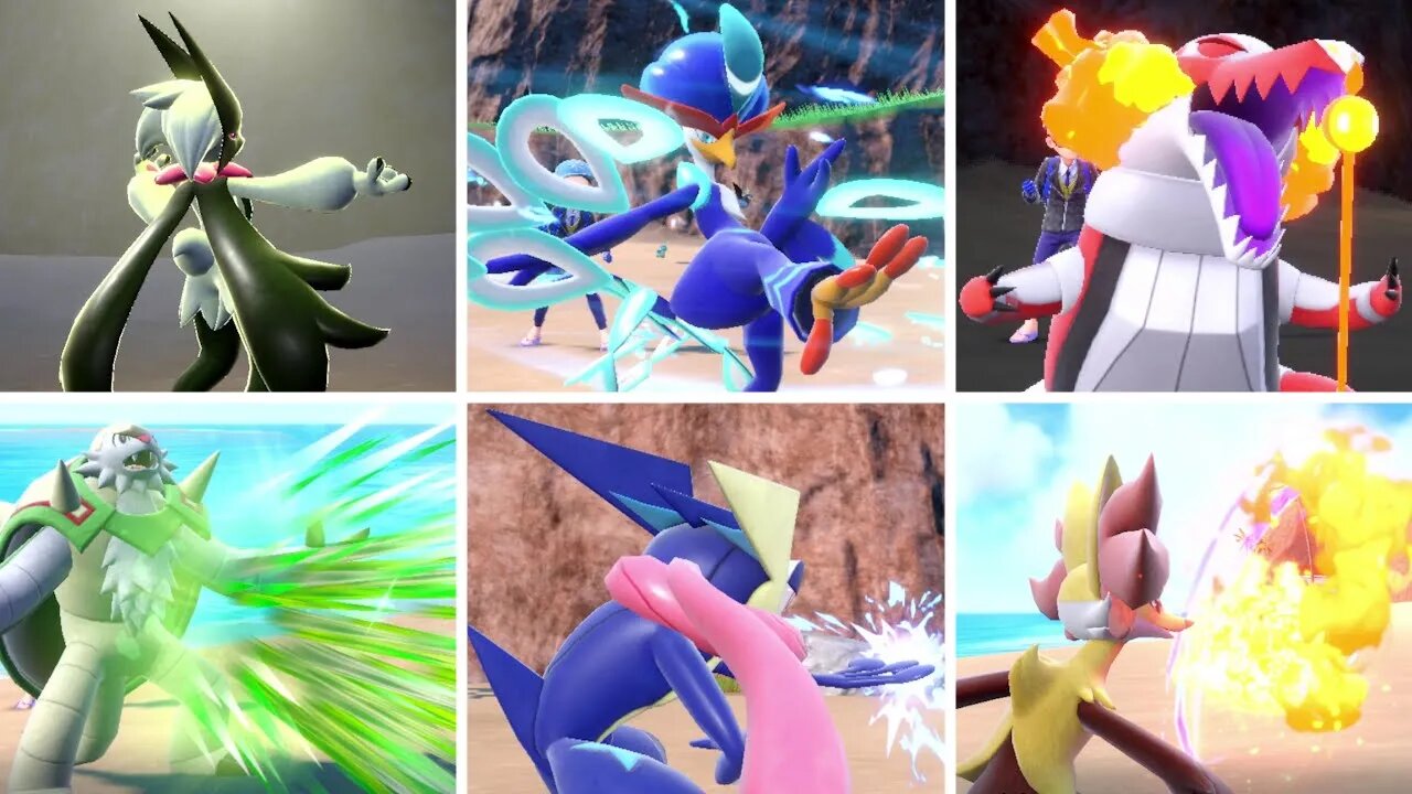 Pokemon Scarlet & Violet: Every Starter Pokemon's Signature Moves