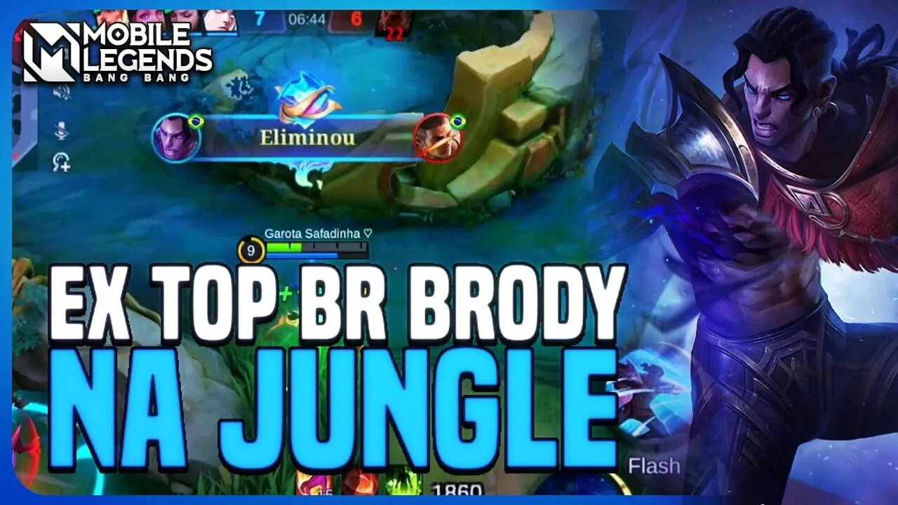 FUI TOP BR COM ESSE HERÓI QUE NINGUEM FAZ NA JUNGLE | BRODY | MLBB