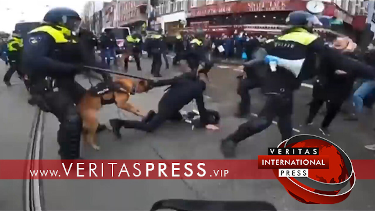 Polizeibrutalität gegen die eigene Bevölkerung in Amsterdam - 02.01.2022