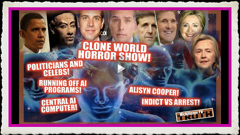 CELEBS POLITICIANS CLONED! ARTIFICIAL FREQUENCIES AND CHIPS! DNA MANIPULATION!