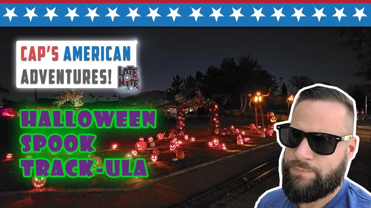 Spook Track-ula Train Ride | Cap's American Adventures Halloween Special Part 2