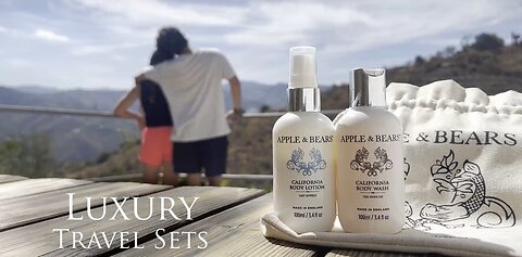 Apple & Bears Travel Set Toiletries