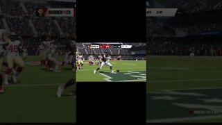 Madden 23 Dante Pettis Taking It To The House #shorts