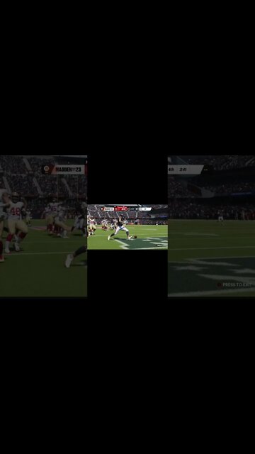 Madden 23 Dante Pettis Taking It To The House #shorts