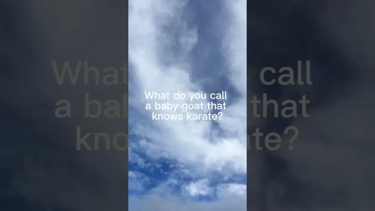 Goat joke - Subscribe for more great jokes. #shorts #dadjokes