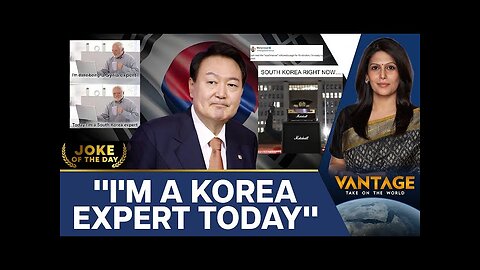 South Korea's Short-lived Martial Law Triggers Online Jokes | Vantage with Palki Sharma