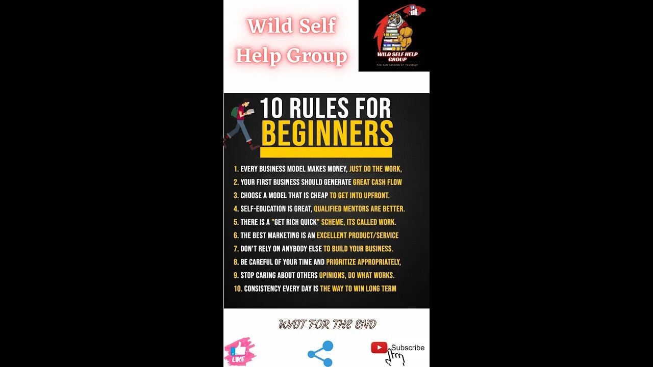 🔥10 rules for beginners🔥#shorts🔥#viralshorts🔥#motivation🔥#wildselfhelpgroup🔥