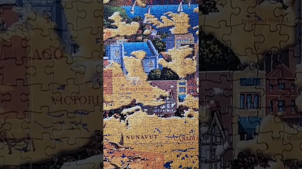 Day 8 Bag 16! 60000 Pieces Worlds Largest Puzzle #puzzles #shorts #jigsawpuzzles #DowdleFolkArt