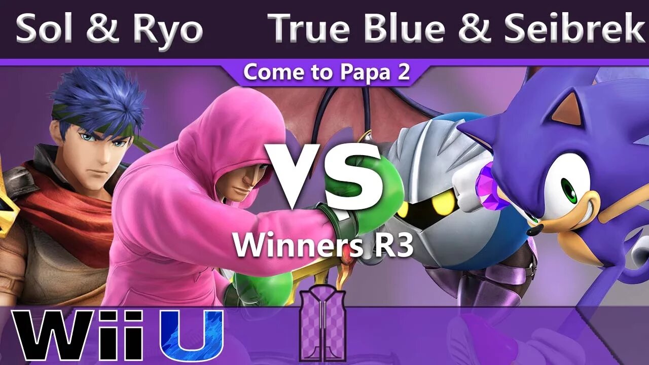 Noble|Sol & Noble|Ryo vs. True Blue & Seibrek - Wii U Doubles Winners R3 - CTP2