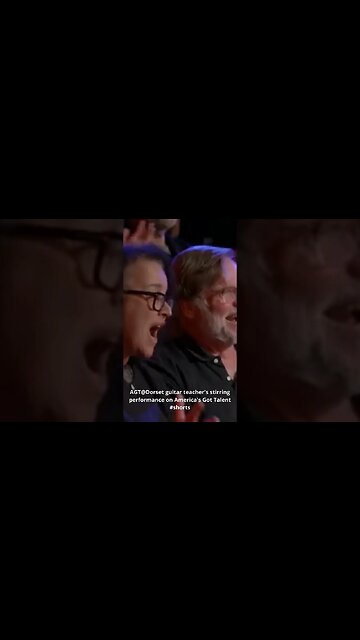 AGT@Dorset guitar teacher's stirring performance on America's Got Talent #shorts #agt