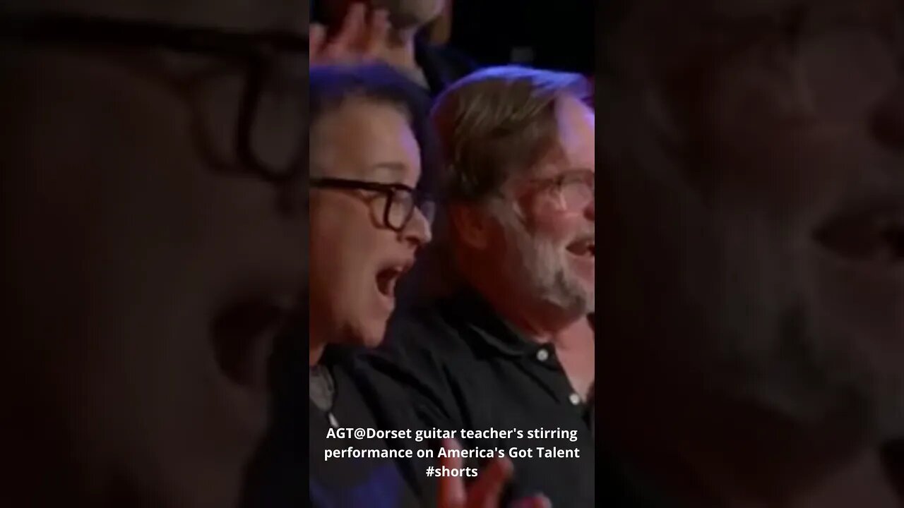 AGT@Dorset guitar teacher's stirring performance on America's Got Talent #shorts #agt