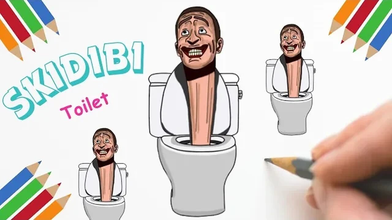 Como Desenhar SKIDIBI TOILET #skidibitoilet